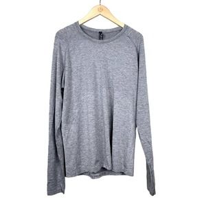 Lululemon Men’s Metal Vent Long Sleeve Tee Heather Grey Large